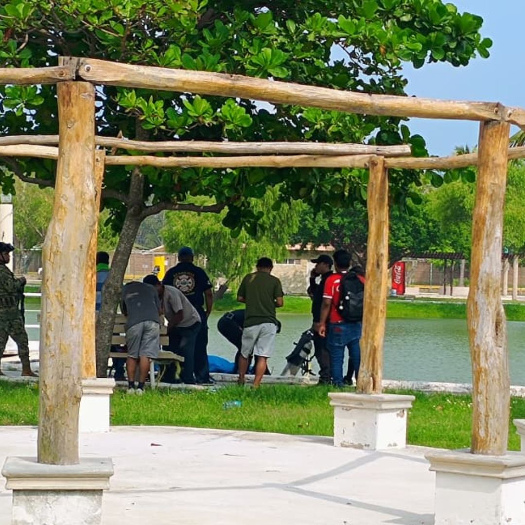 Laguna del Parque Bicentenario de Ciudad Madero